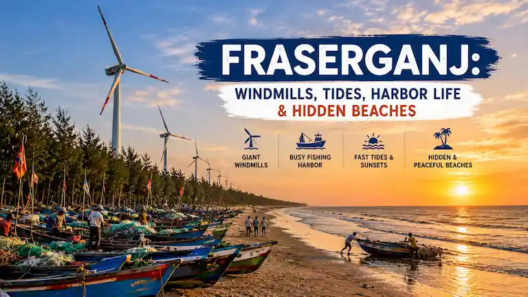 Fraserganj: Windmills, Tides, Harbor Life & Hidden Beaches